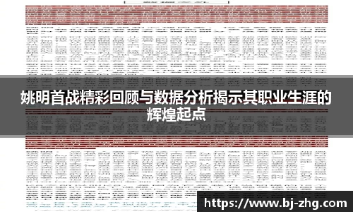 姚明首战精彩回顾与数据分析揭示其职业生涯的辉煌起点